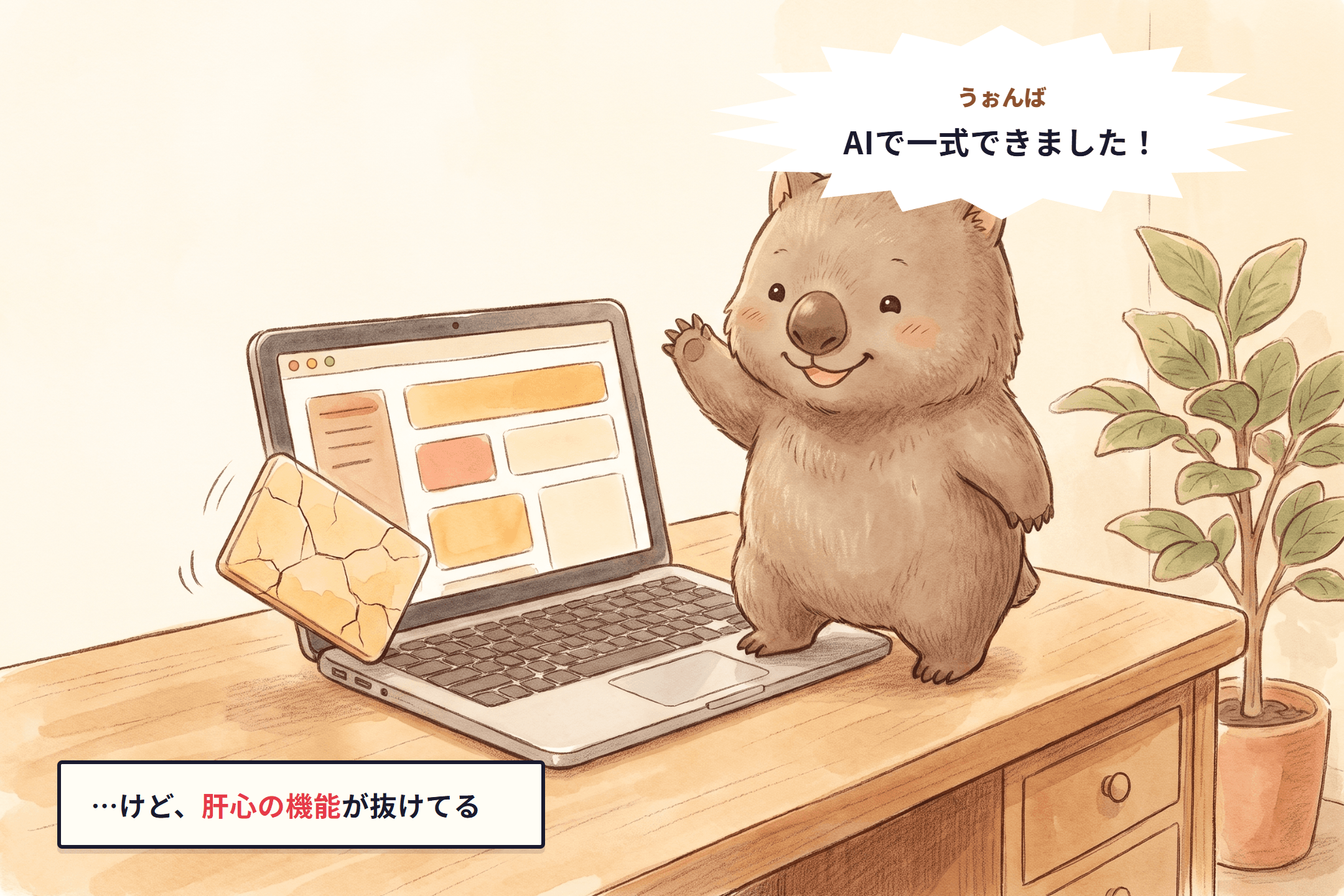 AIに未経験の仕事を丸投げ。一見「一式できました」でも、肝心の機能が抜け落ちていることに気づけない