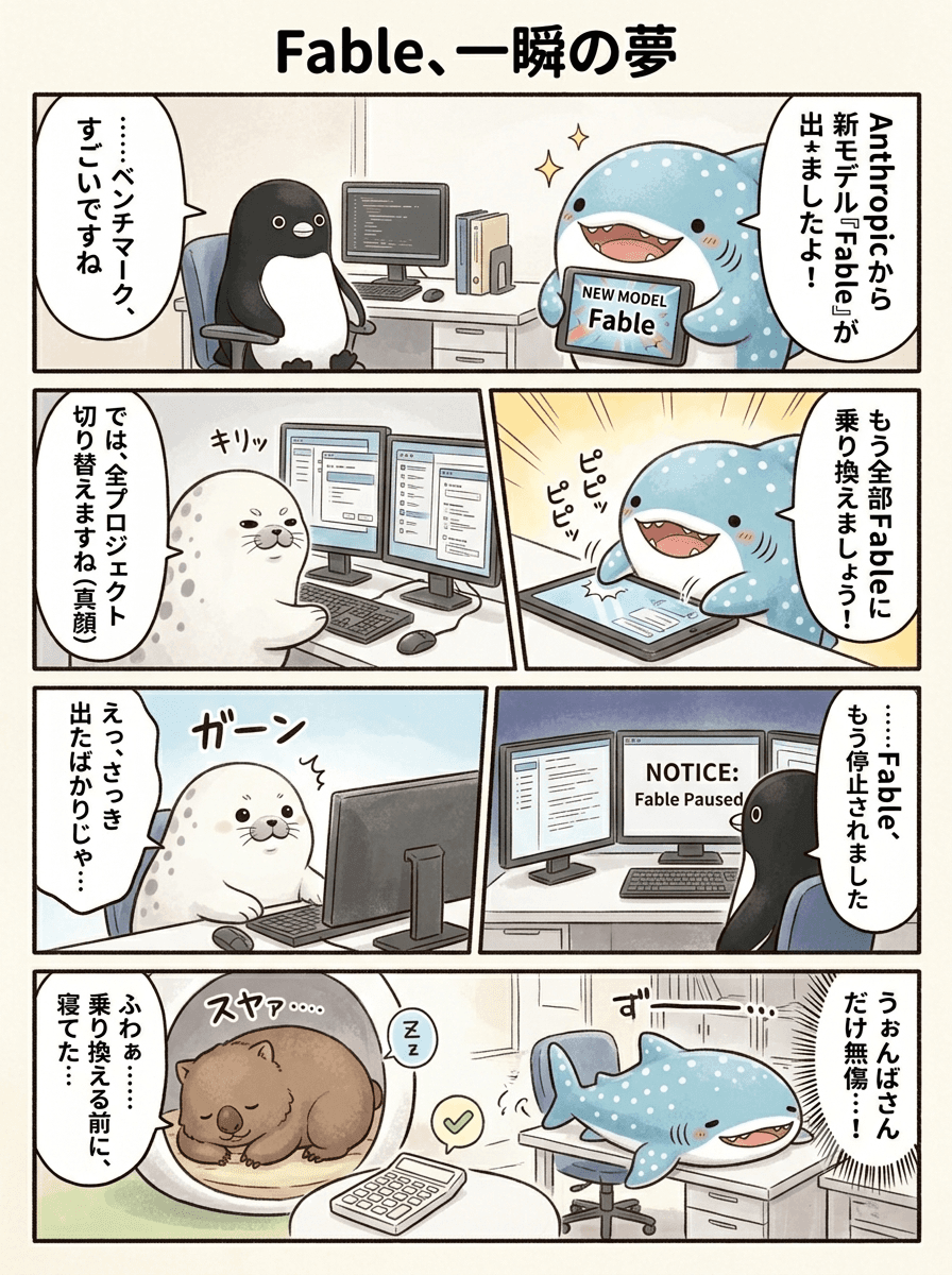 Fable、一瞬の夢