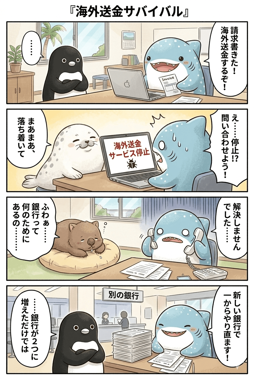 海外送金サバイバル