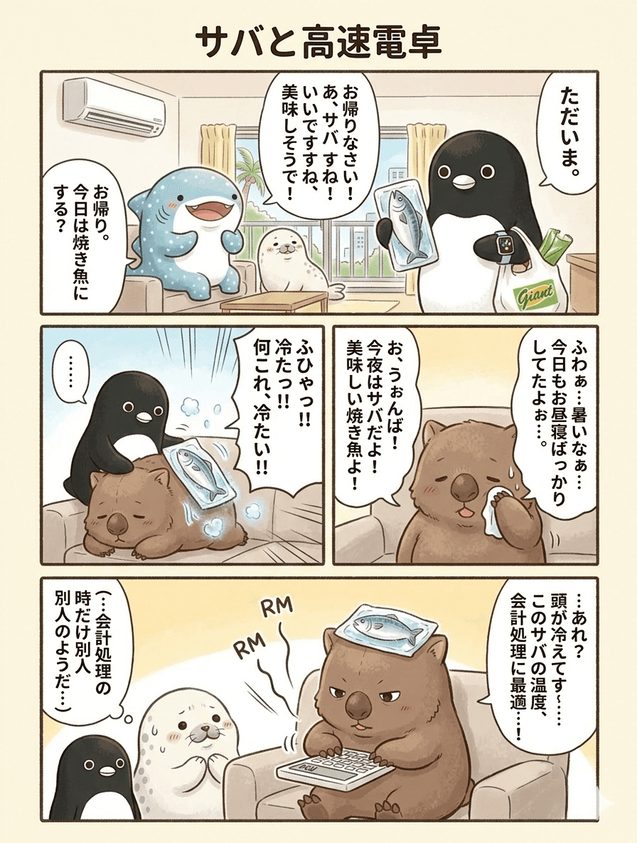 サバと高速電卓